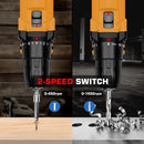 [+1Bateria potente GRATIS] Parafusadeira Furadeira 48V  Com Maleta e Acessórios