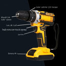 [+1Bateria potente GRATIS] Parafusadeira Furadeira 48V  Com Maleta e Acessórios