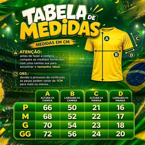 Camisa da seleção brasileira de futebol – Edição Copa do Mundo