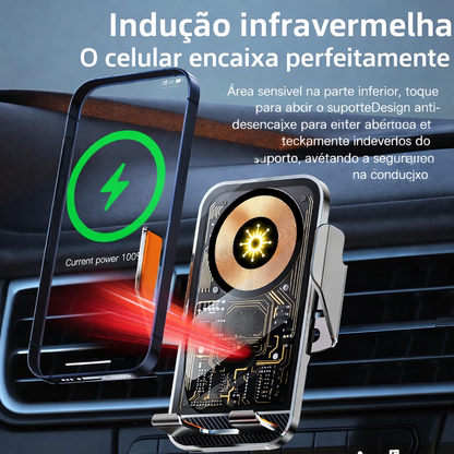 Carregador Sem Fio para Carro | 2 EM 1