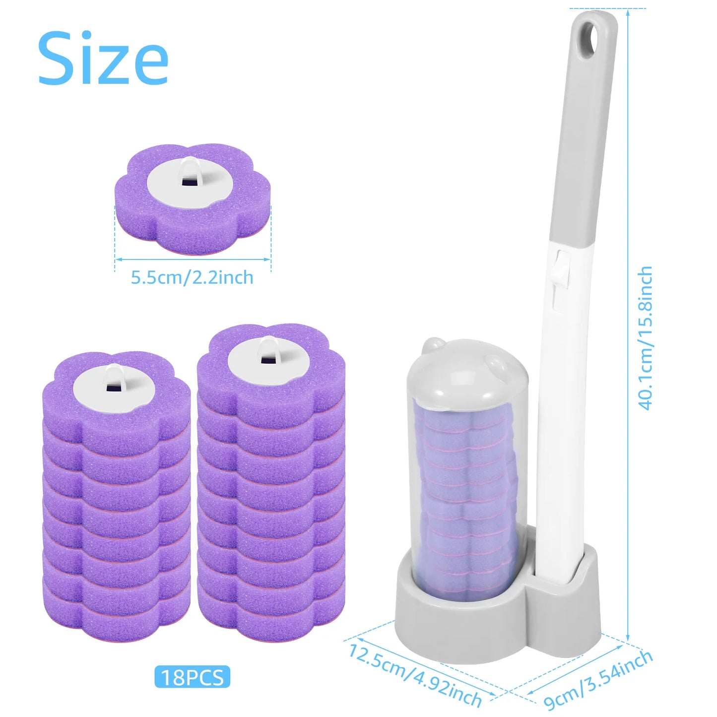 Escova Sanitária Descartável 360°