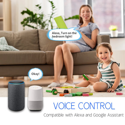 Interruptor Wifi Inteligente 4x2 Tuya Alexa e Google assistent