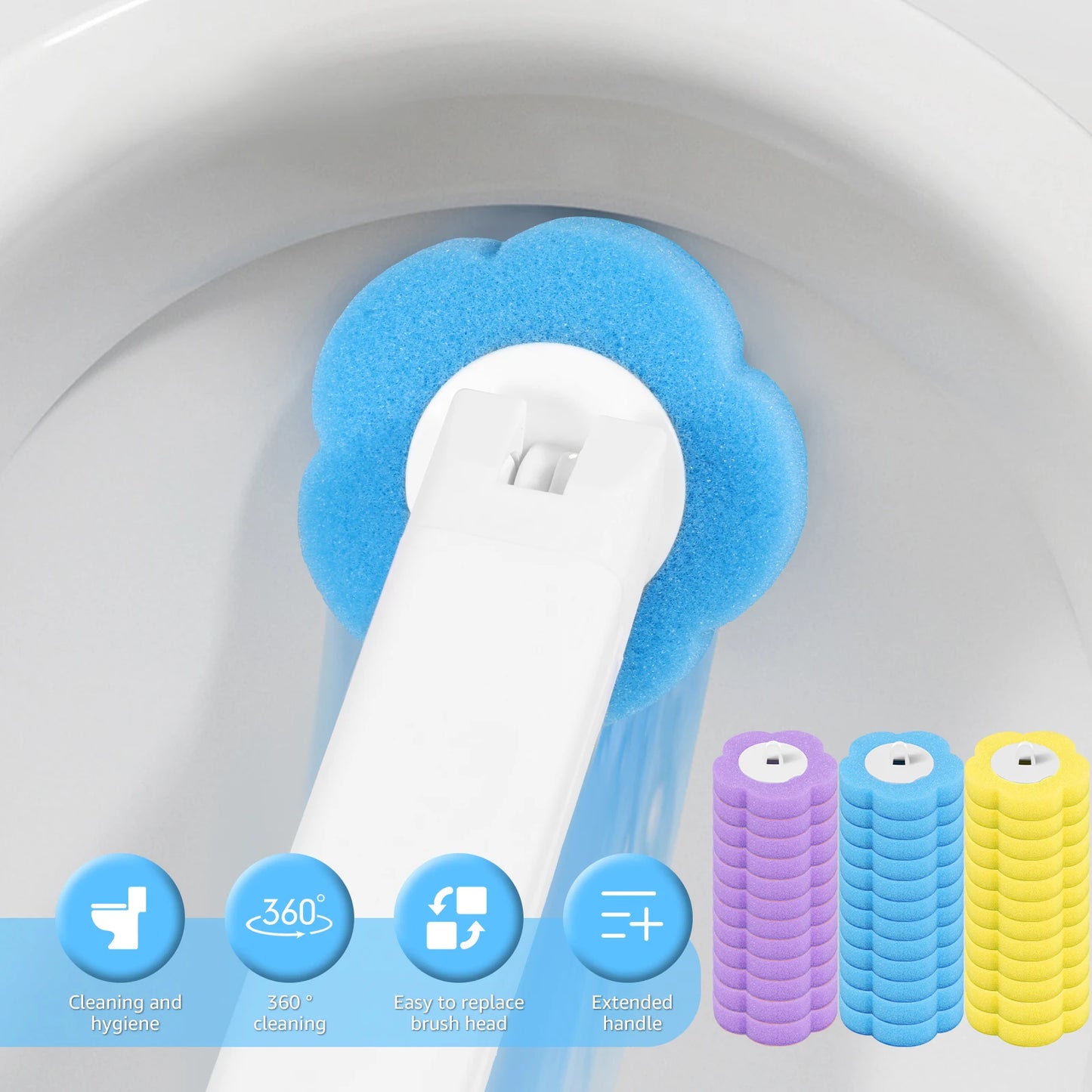 Escova Sanitária Descartável 360°