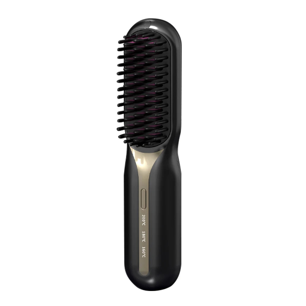 Escova Alisadora de Cabelo 5 em 1 Sem Fio TechMax
