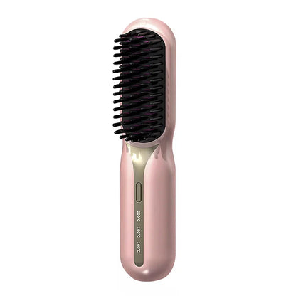Escova Alisadora de Cabelo 5 em 1 Sem Fio TechMax