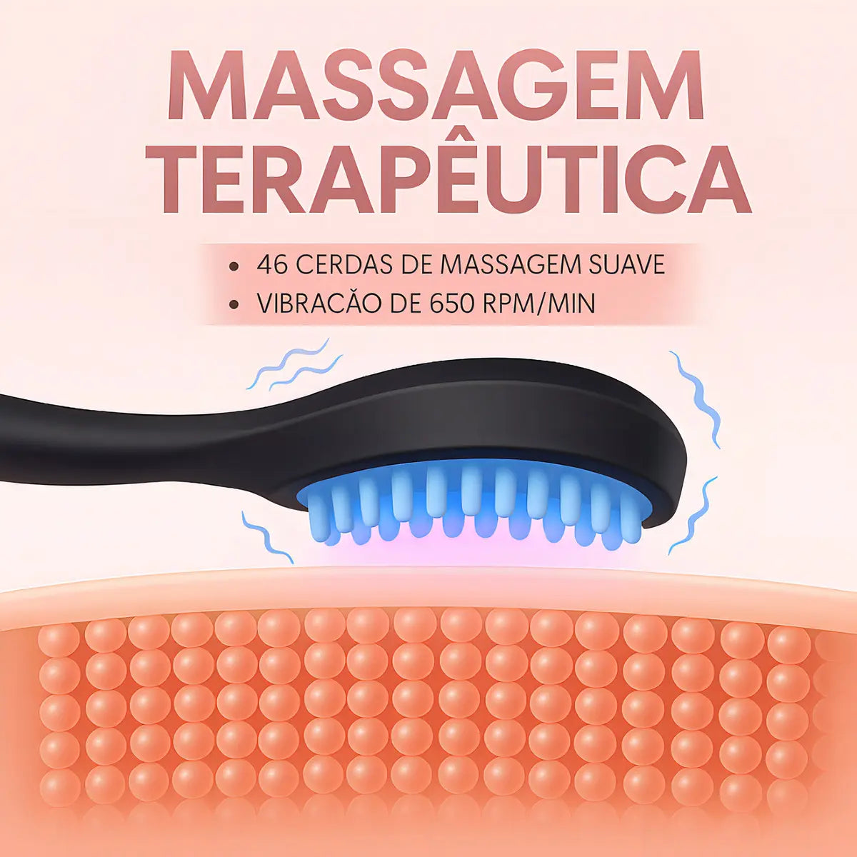 Escova Terapia capilar VittaScalp 4 Em 1