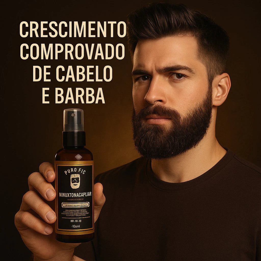 KIT 5X Pro Barber MinoxDNACapilar Spray 120ML Anti Queda Crescimento Barba Cabelo Sobrancelha Bigode 💪 Estimule o Crescimento Natural dos Fios